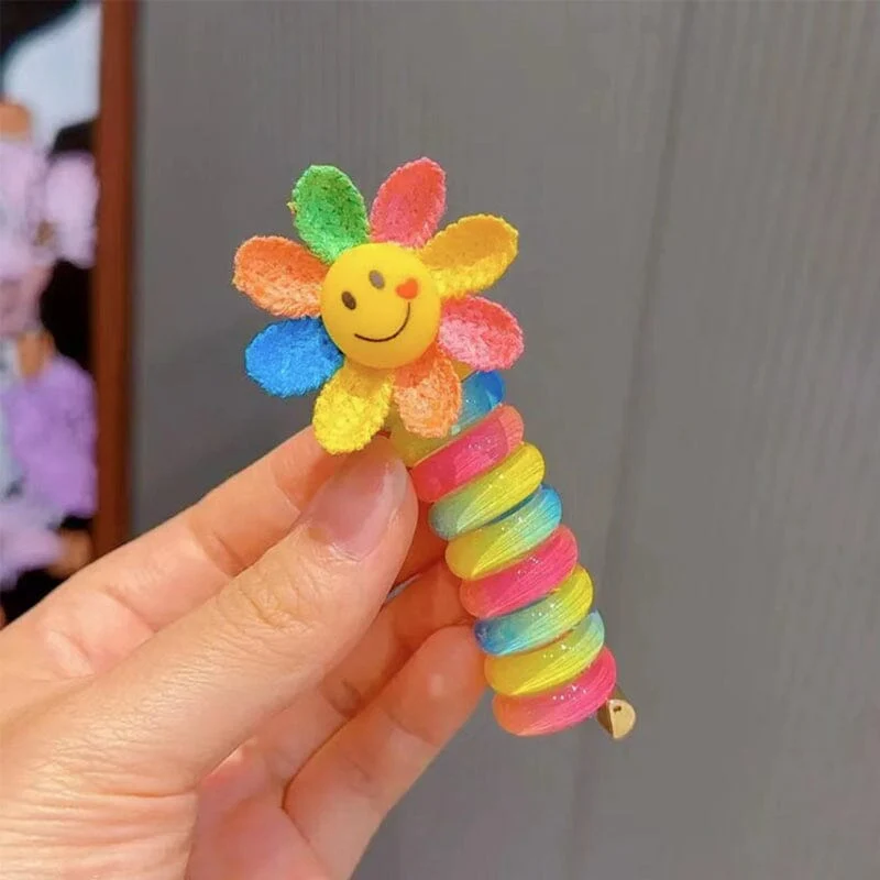 Colorful Telephone Line Hair Bands - Image 19