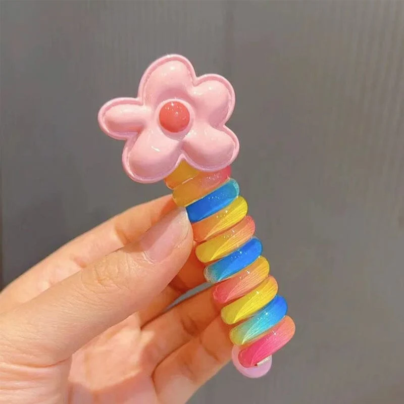 Colorful Telephone Line Hair Bands - Image 23