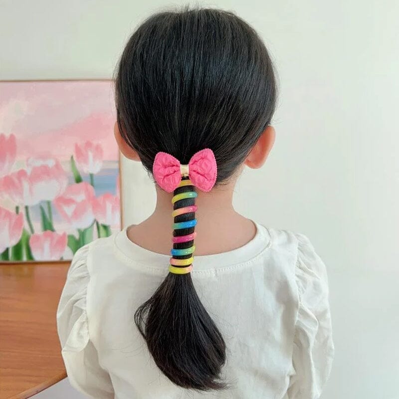 Colorful Telephone Line Hair Bands - Image 3