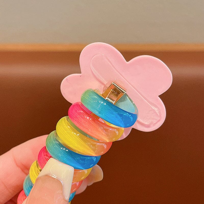 Colorful Telephone Line Hair Bands - Image 7