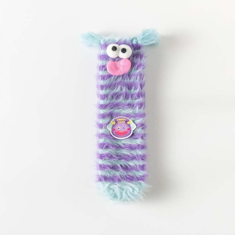 Coral velvet three-dimensional quirky socks - Image 21